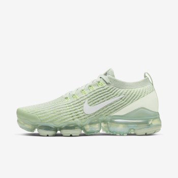 Nike Air VaporMax Flyknit 3 - Női Utcai Cipő - Zöld/Fehér